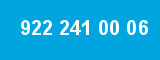 922 241 00 06